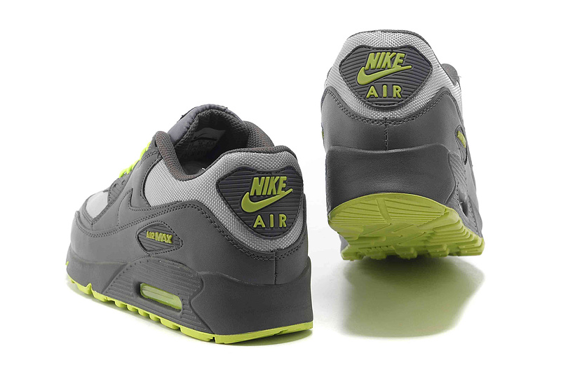 Nike Air Max Shoes Womens Dark Grey/Gray/Fluorescent Green Onlin